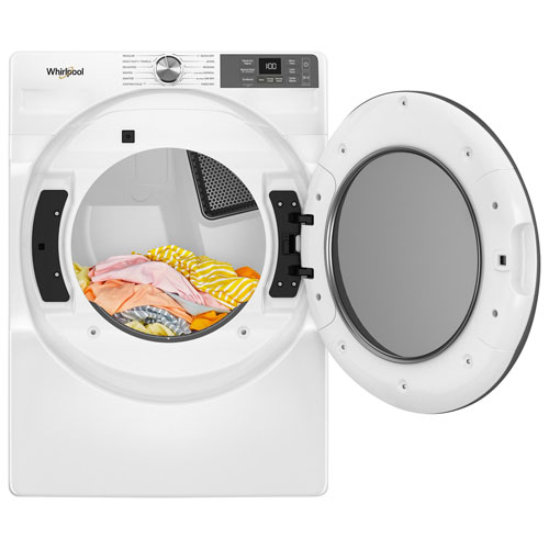 Whirlpool 7.4 Cu. Ft. Gas Steam Dryer - White