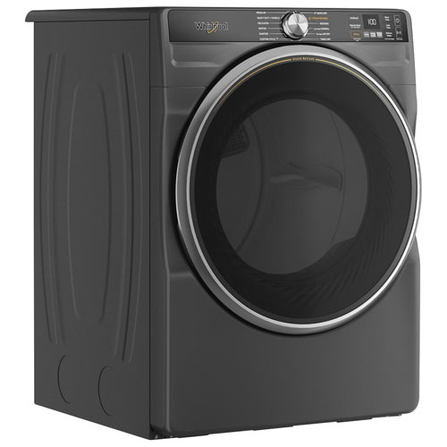 Whirlpool 7.4 Cu. Ft. Electric Steam Dryer - Volcano Black