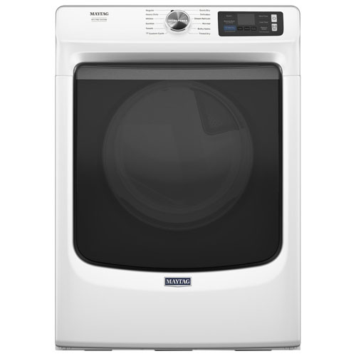 Sécheuse électrique à vapeur de 7,4 pi³ Pet Pro de Maytag - Blanc