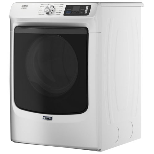 Sécheuse électrique à vapeur de 7,4 pi³ Pet Pro de Maytag - Blanc
