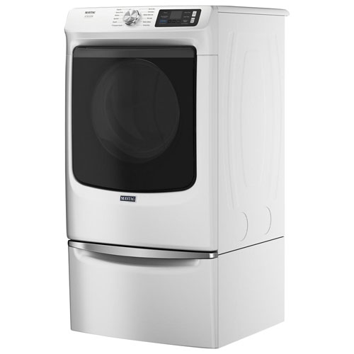 Sécheuse électrique à vapeur de 7,4 pi³ Pet Pro de Maytag - Blanc