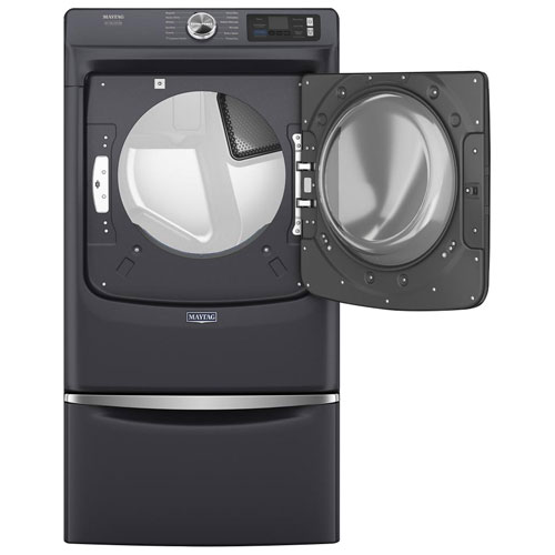 Sécheuse électrique à vapeur de 7,4 pi³ Pet Pro de Maytag - Acier minuit