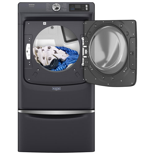 Sécheuse électrique à vapeur de 7,4 pi³ Pet Pro de Maytag - Acier minuit