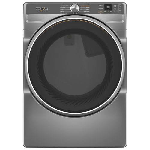 Whirlpool 7.4 Cu. Ft. Gas Steam Dryer - Radiant Silver