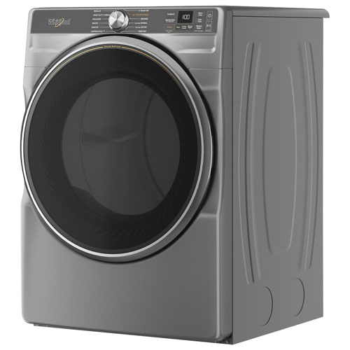 Whirlpool 7.4 Cu. Ft. Gas Steam Dryer - Radiant Silver