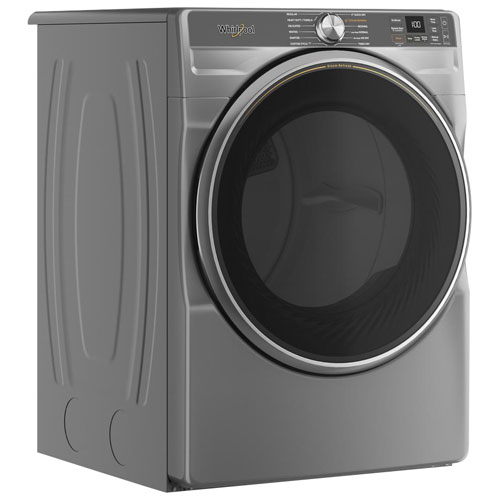 Whirlpool 7.4 Cu. Ft. Gas Steam Dryer - Radiant Silver