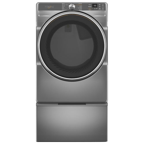 Whirlpool 7.4 Cu. Ft. Gas Steam Dryer - Radiant Silver