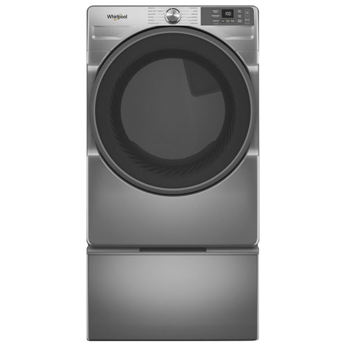 Whirlpool 7.4 Cu. Ft. Gas Steam Dryer - Radiant Silver