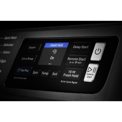 Sécheuse électrique à vapeur de 7,4 pi³ Pet Pro de Maytag - Noir volcan