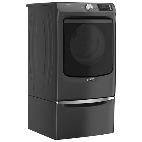 Sécheuse électrique à vapeur de 7,4 pi³ Pet Pro de Maytag - Noir volcan