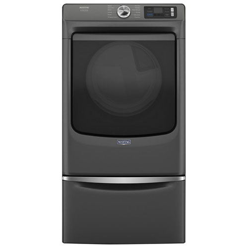 Sécheuse électrique à vapeur de 7,4 pi³ Pet Pro de Maytag - Noir volcan