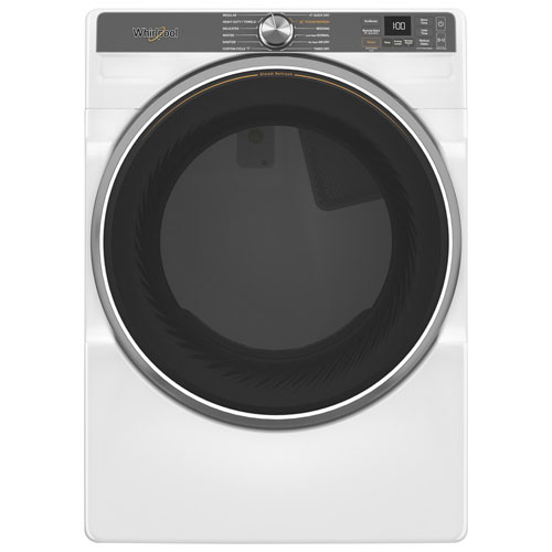 Whirlpool 7.4 Cu. Ft. Gas Steam Dryer - White