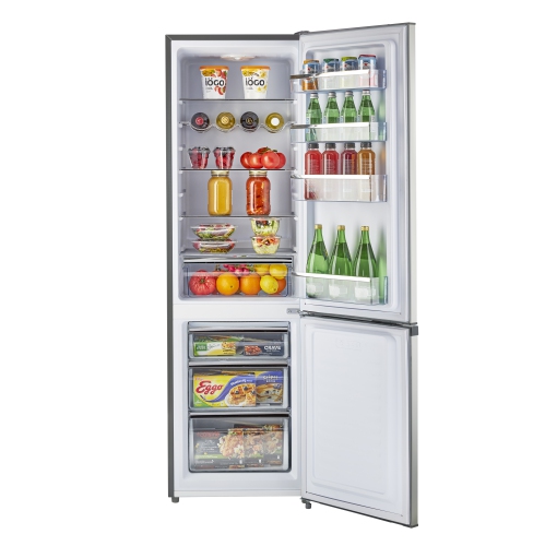 Électroménagers&nbsp;Prestige 22 po 8,7 pi3 d'unique avec Réfrigérateur à profondeur de comptoir à congélateur inférieur avec porte-bouteilles en