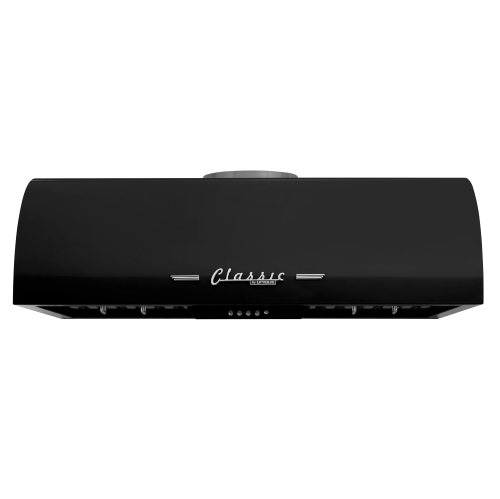 UNIQUE APPLIANCES  Classic Retro 36-Inch 700 Cfm Ducted Under Cabinet Range Hood With Led Lighting In Midnight In Black