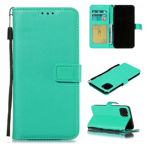 [CS] Étui portefeuille folio en cuir à fente magnétique pour iPhone 16 Pro Max, bleu sarcelle