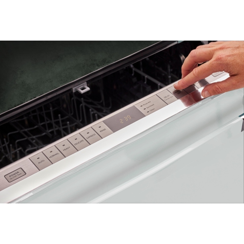 Unique Appliances Classic Retro 24-inch Top Control Dishwasher with Stainless Steel Tub, 45 dBa in Marshmallow White