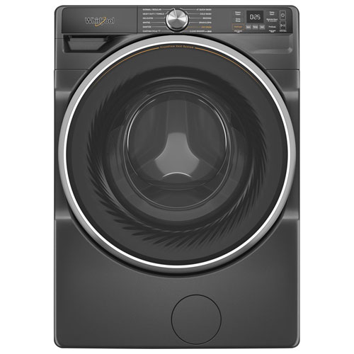 Whirlpool 5.8 Cu. Ft. High Efficiency Front Load Steam Washer - Volcano Black