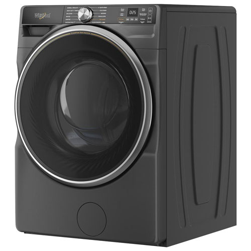 Whirlpool 5.8 Cu. Ft. High Efficiency Front Load Steam Washer - Volcano Black