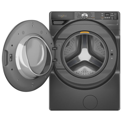 Whirlpool 5.8 Cu. Ft. High Efficiency Front Load Steam Washer - Volcano Black