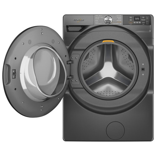 Whirlpool 4.5 Cu. Ft. High Efficiency Front Load Steam Washer - Volcano Black