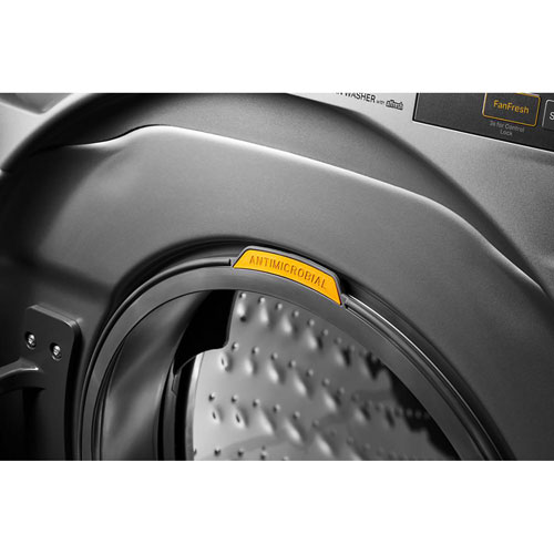 Whirlpool 4.5 Cu. Ft. High Efficiency Front Load Steam Washer - Volcano Black