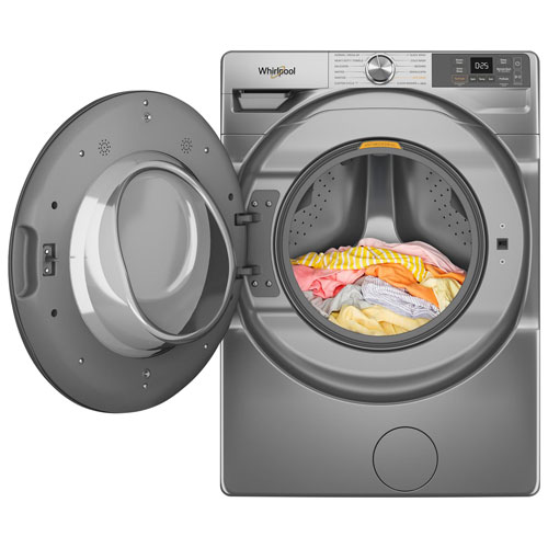 Whirlpool 5.2 Cu. Ft. High Efficiency Front Load Steam Washer - Radiant Silver