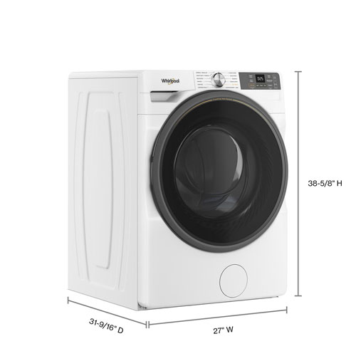 Whirlpool 5.2 Cu. Ft. High Efficiency Front Load Steam Washer - White
