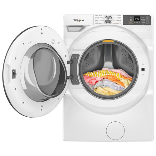 Whirlpool 5.2 Cu. Ft. High Efficiency Front Load Steam Washer (WFW5720RW) - White