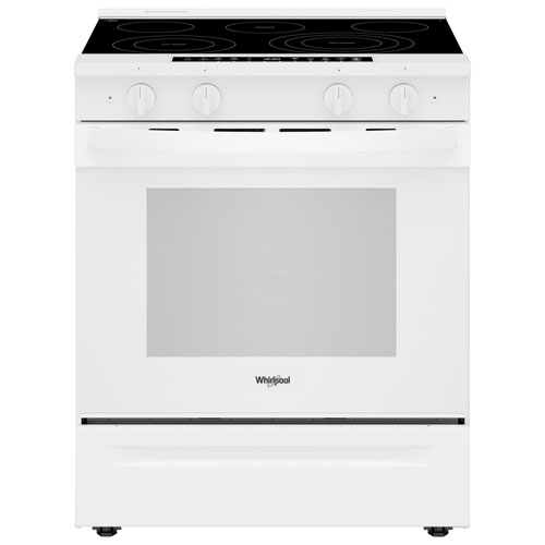 Whirlpool 31" 5.3 Cu. Ft. Self-Clean Slide-In Electric Air Fry Range - White