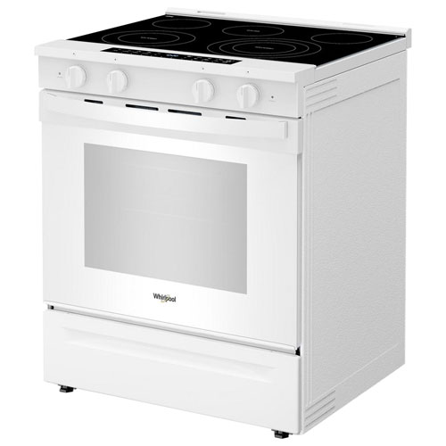 Whirlpool 31" 5.3 Cu. Ft. Self-Clean Slide-In Electric Air Fry Range - White