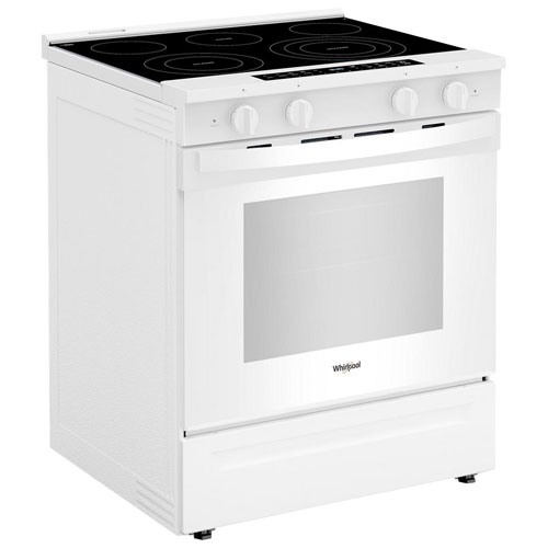 Whirlpool 31" 5.3 Cu. Ft. Self-Clean Slide-In Electric Air Fry Range - White