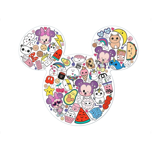Ceaco - Disney - Too Cute Mickey Shaped - 500 Piece Jigsaw Puzzle