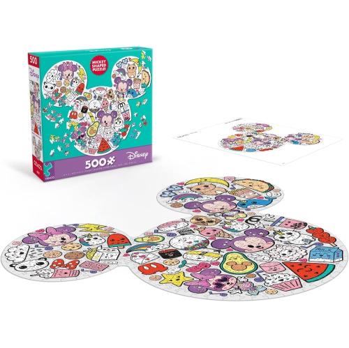 Ceaco - Disney - Too Cute Mickey Shaped - 500 Piece Jigsaw Puzzle