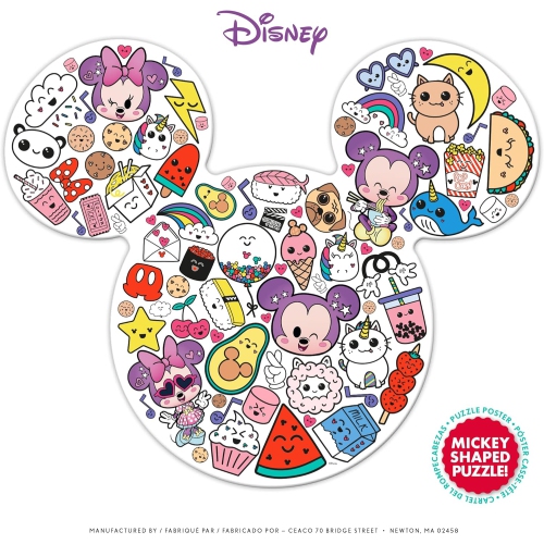 Ceaco - Disney - Too Cute Mickey Shaped - 500 Piece Jigsaw Puzzle