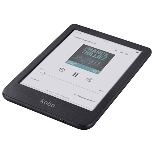 Open Box - Kobo Clara Colour 6" Digital eReader with Touchscreen - Black