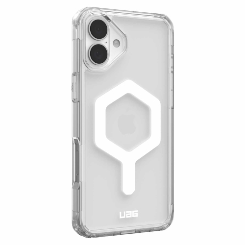 UAG – Étui robuste Plyo MagSafe | Conçu pour iPhone 16 Plus | Glace/Blanc
