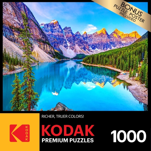 Cra-Z-Art Kodak 1000-Piece Moraine Lake Banff Canada Adult Jigsaw Puzzle