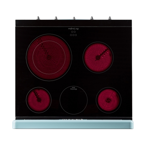 Unique Appliances Classic Retro 30-inch 3.9 cu. ft. Retro Electric Range with Convection Oven in Ocean Mist Turquoise