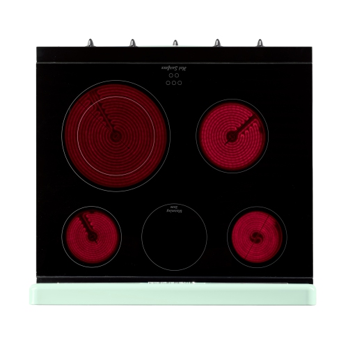 Unique Appliances Classic Retro 30-inch 3.9 cu. ft. Retro Electric Range with Convection Oven in Summer Mint Green