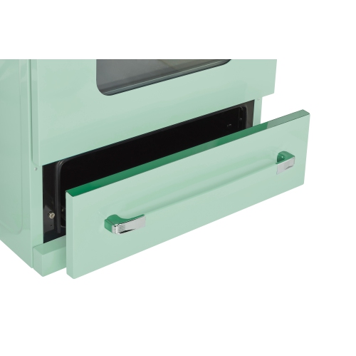 Unique Appliances Classic Retro 30-inch 3.9 cu. ft. Retro Electric Range with Convection Oven in Summer Mint Green