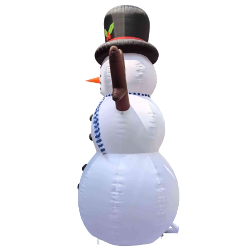 Lighted Inflatable Snowman Outdoor Commerical Christmas Decoration - 20'
