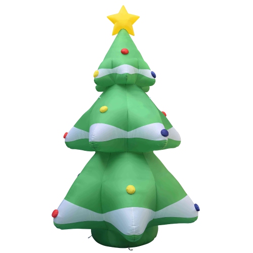 LED Lighted Inflatable Christmas Tree Commercial Outdoor Decoration - 20'