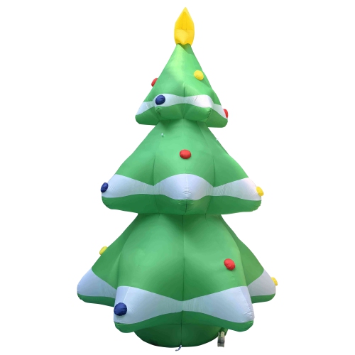 LED Lighted Inflatable Christmas Tree Commercial Outdoor Decoration - 20'