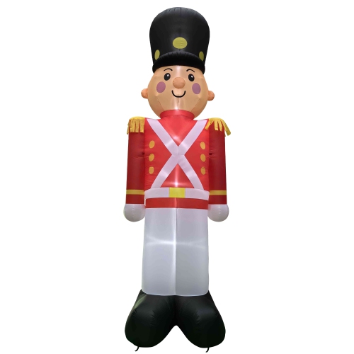 Lighted Inflatable Soldier Outdoor Commercial Christmas Decoration - 20'