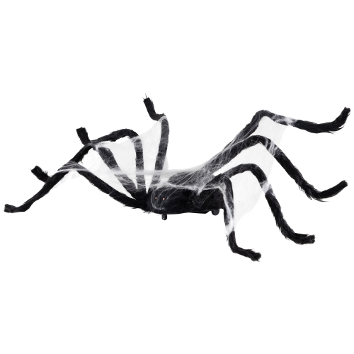 Animated Walking Spider with Lights and Sound Halloween Decoration - 24"