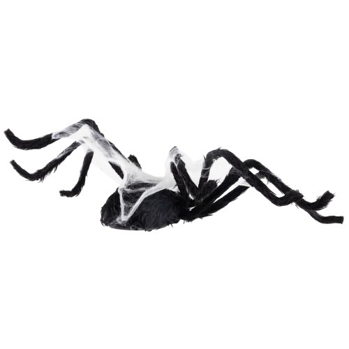 Animated Walking Spider with Lights and Sound Halloween Decoration - 24"