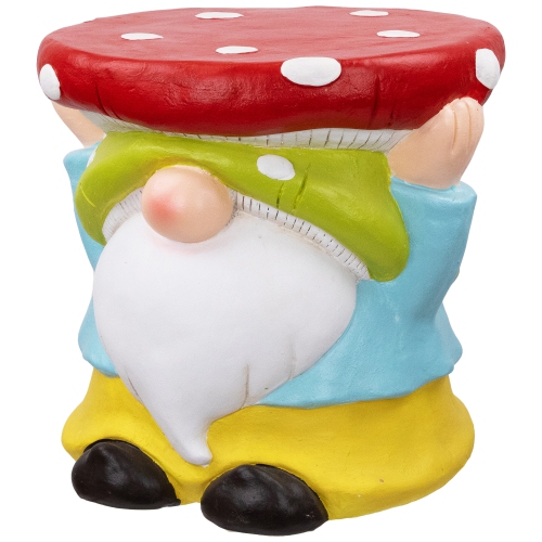 Gnome Mushroom Outdoor Garden Plant Stand - 12.25"