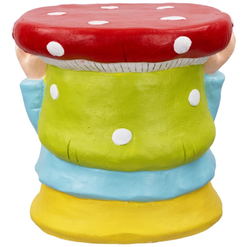 Gnome Mushroom Outdoor Garden Plant Stand - 12.25"