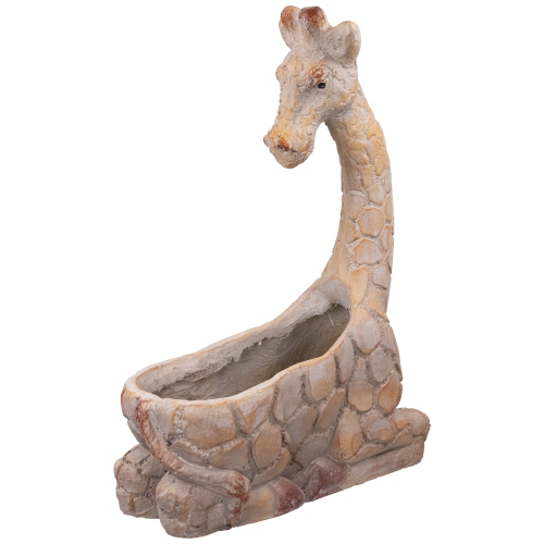 Giraffe Outdoor Ceramic Garden Planter - 17"