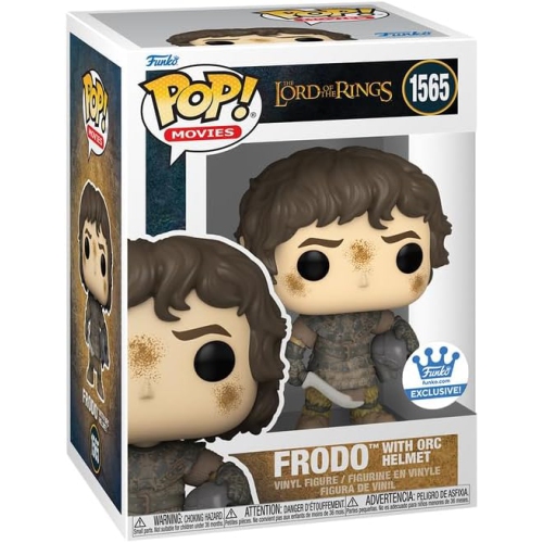 POP  Movies The Lord Of The Rings 3.75 Inch Action Figure Exclusive - Frodo Baggins With Orc Helmet #1565